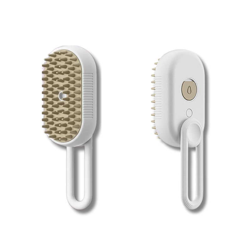 GloGroom - Steam Pet Grooming Brush.